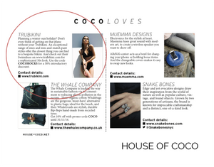 Trubikini features in House of Coco